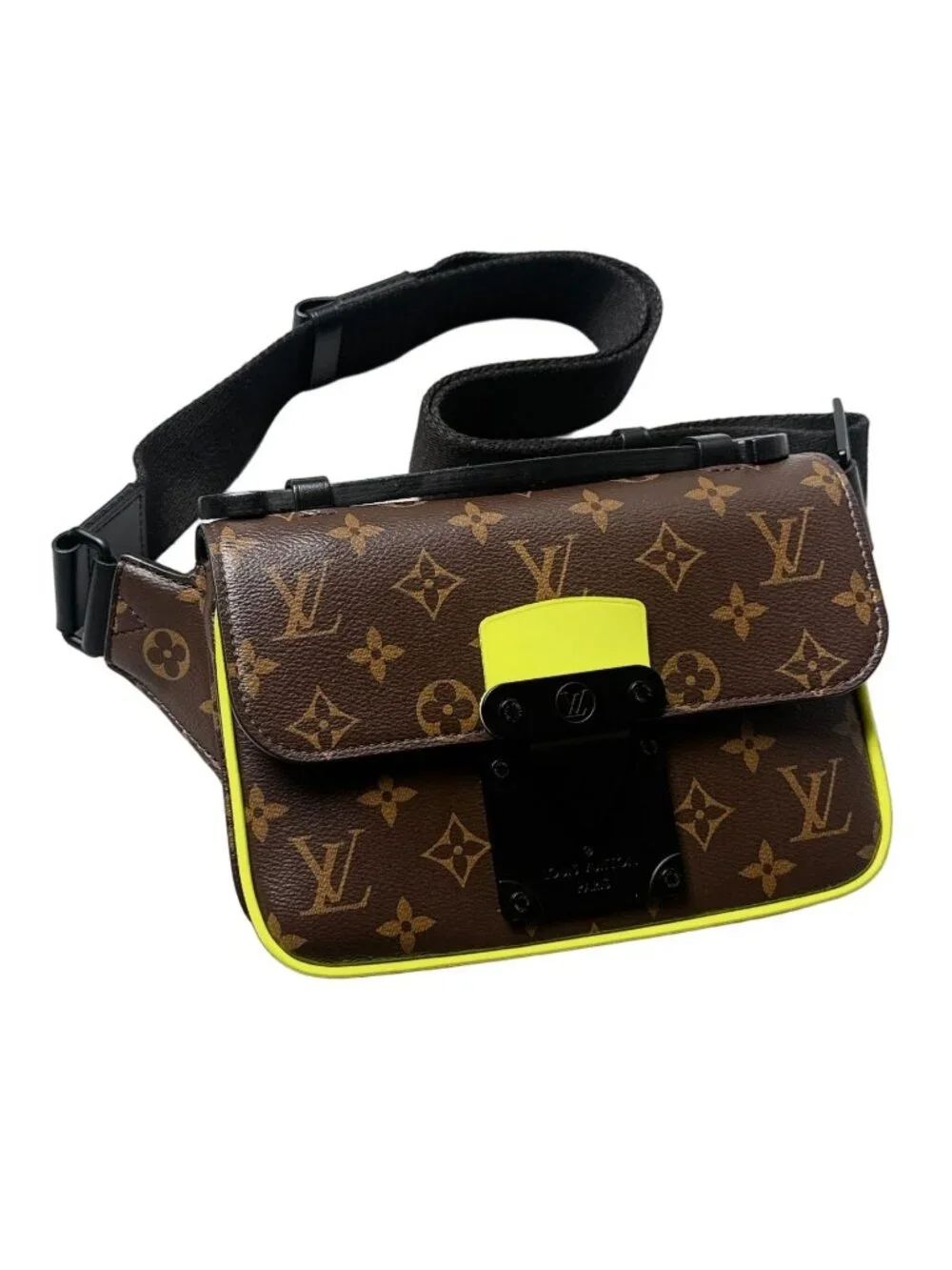 Louis Vuitton Monogram Macassar S Lock Sling
